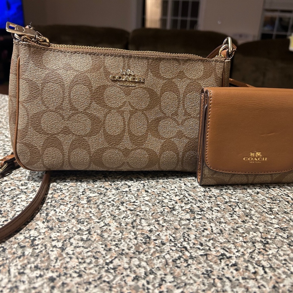 Coach Crossbody with matching wallet